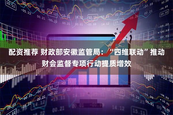 配资推荐 财政部安徽监管局：“四维联动”推动财会监督专项行动提质增效